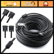 150ft VGA Cable Male to Male - Heavy Duty Computer Monitor Cord 1080p HD picture