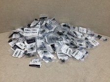 Lot Of 150 CAT6 Keystone Straight RJ45 Coupler Unshoelded Black Box FM692 picture