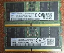 Samsung 16GB 1Rx8 PC5-5600B-SA0-1010-XT Laptop Memory Lot of 2 picture