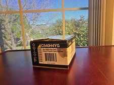 C540H4YG LEXMARK Genuine Yellow Toner Cartridge C540 C543 C544 C546 X544  X548 picture