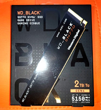 NEW SEALED Western Digital WD_BLACK SN770 2TB M.2 NVMe Internal SSD WDS200T3X0E picture