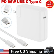 96W AC Power Adapter USB-C Charger For Apple Macbook Pro 15 16