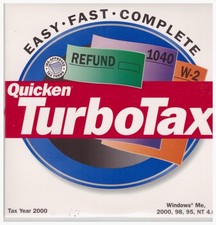 Intuit™ Quicken™ TurboTax™ -Tax Year 2000 Federal Complete -Windows picture