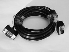 25FT VGA SVGA MALE/MALE MONITOR COMPUTER CABLE CORD  picture