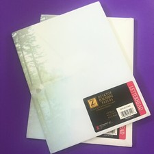 Lot of 2 - Z Grafix Desktop Publishing “Reflections “Papers 25 Sheets Each SALE picture