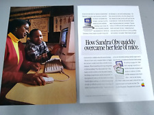 Apple Macintosh Education 1994 Vintage Ad 9 x 6.75 #3- Two Pages - Original Clip picture