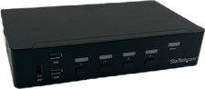 StarTech SV431DPU3A2 4 Port USB DisplayPort KVM Switch Audio picture