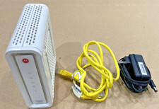 ARRIS SURFboard SB6141 Motorola White Modem W/ Power/Ethernet Cable High Powered picture