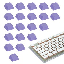 20Pcs XDA Profile Keycap Set PBT Mechanical Numeric Keypads, Purple picture