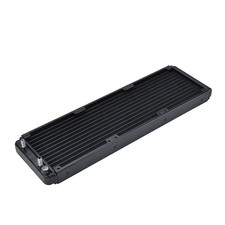 360mm Aluminum Water Cooling Radiator N6 Barb Ports DIY PC For 3x120mm Fans picture