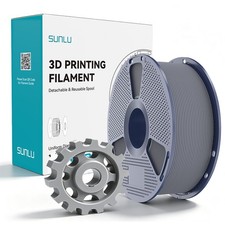 SUNLU Gray PETG Carbon Fiber 3D Printer Filament 1.75mm PETG-CF 1KG Matte finish picture