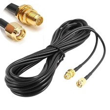 33ft WiFi Antenna Extension Cable Coaxia RP Male to Female Connector for Wire... picture