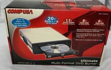 COMP USA EXTERNAL Dual Format Double Layer DVD+/-RW  8x-20x USB 2.0 Lightscribe picture