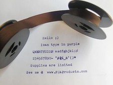 Smith Corona Silent Super Purple Ink Typewriter Ribbon  Fast Shipping Made USA picture