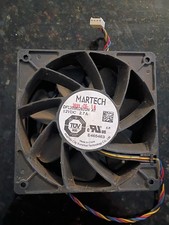 Used: 9 Fan Lot For Antminer S19 Miners Martech DF1203812B2UN 12V 2.7A. 120x38mm picture