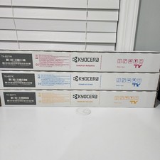 Kyocera TK-8377C TK-8377M TK-8377Y Toner Cartridge  Lot of 3 picture