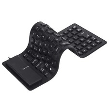Roll-up Silicone Keyboard, Fully Sealed Lightweight Portable USB Wired picture