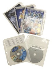 CD/DVD Half Sheet Storage Binder Filing Sleeve & Booklet Lot picture
