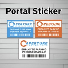 Aperture Laboratories Parking Perm Vinyl Decal StickerLabs laptop window tumbler picture