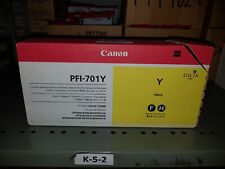 Genuine Canon PFI701Y 0903B001 Yellow Ink Cartridge iPF-8000/9000 Series BNIB picture