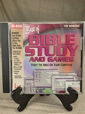 Best of Bible Study and Games PC CD-ROM Windows Educational Software picture