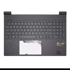 Genuine HP Victus 15-FA Laptop Palmrest Keyboard N13298-001 Black Ships Fast USA picture