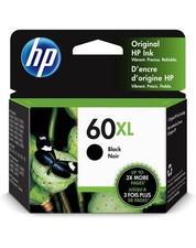 HP 60XL Black Ink Cartridge CC641WN High Yield Original for HP Printer picture