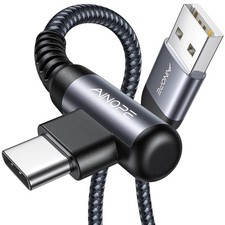 AINOPE USB to C Cable [2-Pack, 6.6ft] 3.1A Fast 6.6FT+6.6FT, Space Grey picture