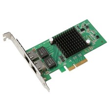 Dual Port RJ45 PCIe X4 1G Server Lan Card Gigabit Network Adapter For Intel I350 picture