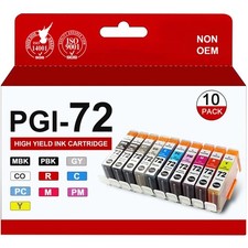 Compatible PGI-72 10PK High-Yield Ink - Fits Canon Pixma Pro-10 Pro-10S Printers picture
