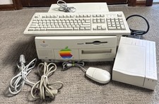 Apple Power Macintosh PowerPC 7300/200 VTG w Keyboard Mouse Storage Drive Read picture