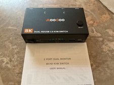 AooCoo 8K Dual HD/USB 3.0 KVM Switch picture