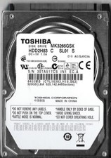Toshiba MK3265GSX HDD2H83 C SL01 S 320GB Sata Hard Drive picture
