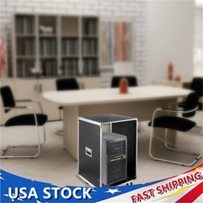 16U Server Rack Open Frame Rolling Network Data Rack 19 inch With Casters 4 Post picture