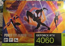 RTX 4060 Zotac Into The Spiderverse GPU BOX ONLY picture
