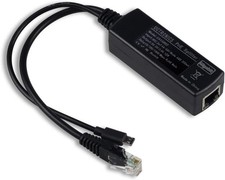 UCTRONICS PoE Splitter Gigabit 5V 2.4A Micro USB Power and Ethernet Raspberry Pi picture