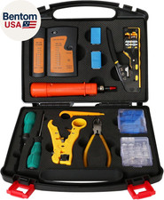 Network Tool Kit, 12 in 1 Professional RJ45 Crimp Tool Kit Pass through Crimper picture