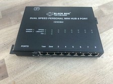BLACK BOX LH408A-R2 Dual Speed Personal Mini Hub 8-Port ethernet network office picture