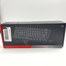 White Motospeed CK62 Bluetooth & Wired 60% RGB Keyboard Red Switch picture