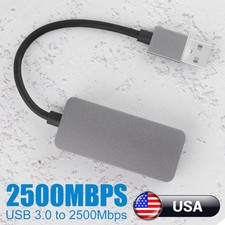 New 2500Mbps USB 3.0 To RJ45 2.5G Ethernet Gigabit Lan Network Adapter Converter picture