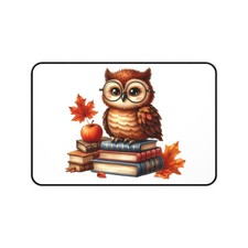 Halloween Owl Desk Mat AOP Witchy Gothic Owl Office Desk Pad picture