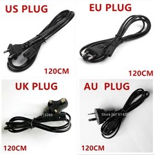 NEW Durable 2-Prong 1.2m EU US AU UK 4Standards AC Power Supply Adapter Cord Cab picture