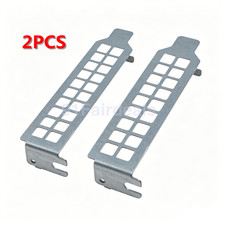 2pcs F732D Dell OptiPlex SFF Low Profile PCI Vented Slot Cover picture
