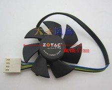 New For ZOTAC Dual Ball Motherboard 4-wire Fan DF0501012BBG4 Graphics Card Fan picture
