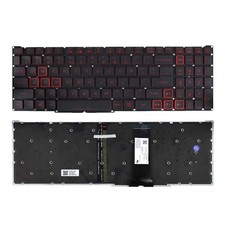 Laptop US Layout Red Backlit Keyboard for Acer Nitro 5 AN51554 AN5155450AF AN... picture
