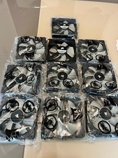 LOT  11 PACK CORSAIR BLACK FAN CASE  ML120mm , ORIGINAL picture