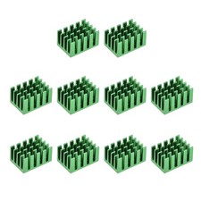 Electronic Radiators Heatsink for MOS GPU IC Chip Green 20x14x11 mm 10Pack picture