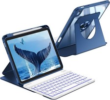 Rotating Keyboard Case for iPad (A16) 11-inch 2025 Clear Cover Magnetic keyboard picture