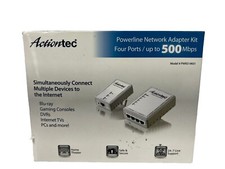 Actiontec PWR514K01 500 Mbps Powerline Network Adapter Kit 4 Port picture