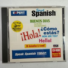 Expert Software Speak Spanish CD-ROM Windows 95 3.1 Language Learning picture